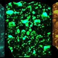 Multiband imagery of a Lunar breccia rock at ICE-CSIC Meteorite and Sample Return clean lab
