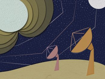 Illustration magnetic fields exoplanets.