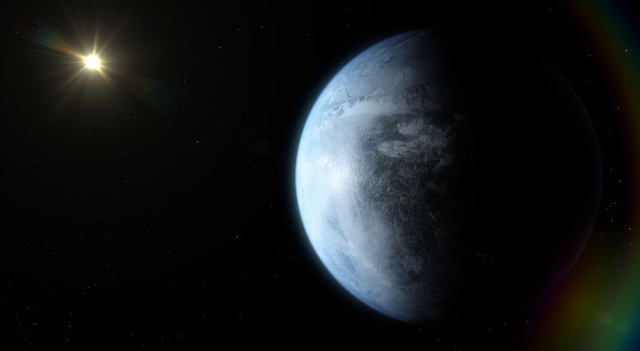 High-resolution image of an Earth-size planet in the cool side of the habitable zone of a nearby M dwarf.