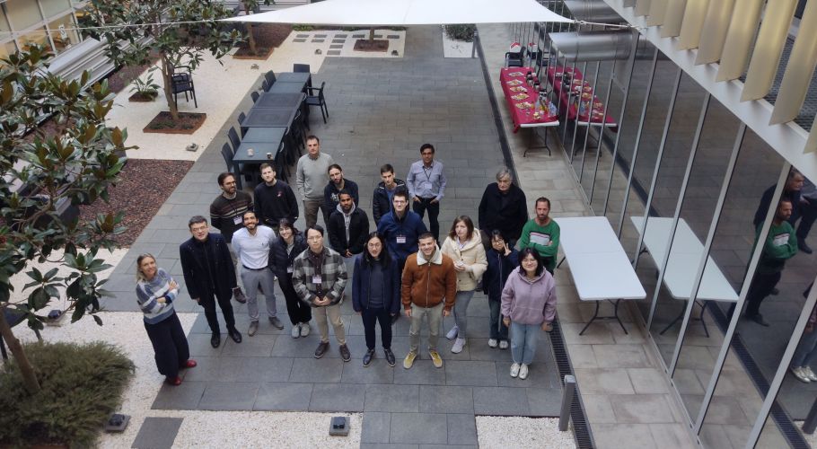 Group picture of some of the in-person attendees to the first Doctoral Network GLITTER school. Credits: ICE-CSIC.