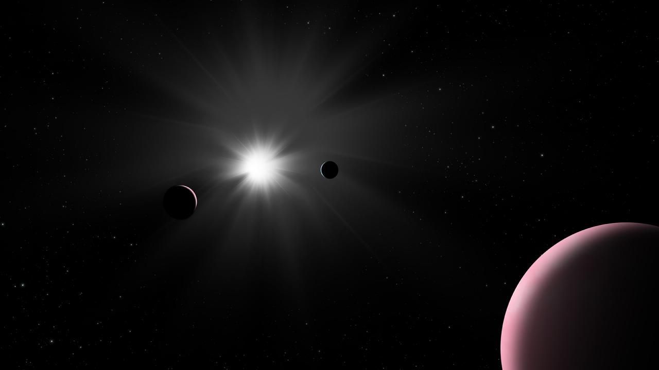 Illustration exoplanets.