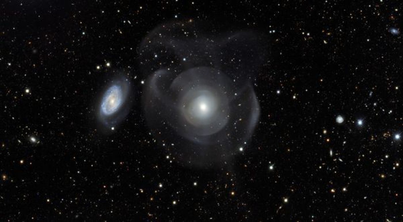 Gravitational lensing.