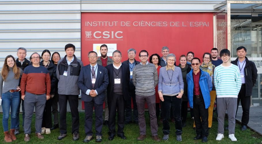 Group picture of the Chinese delegation of eXTP, together with ICE-CSIC researchers and engineers.
