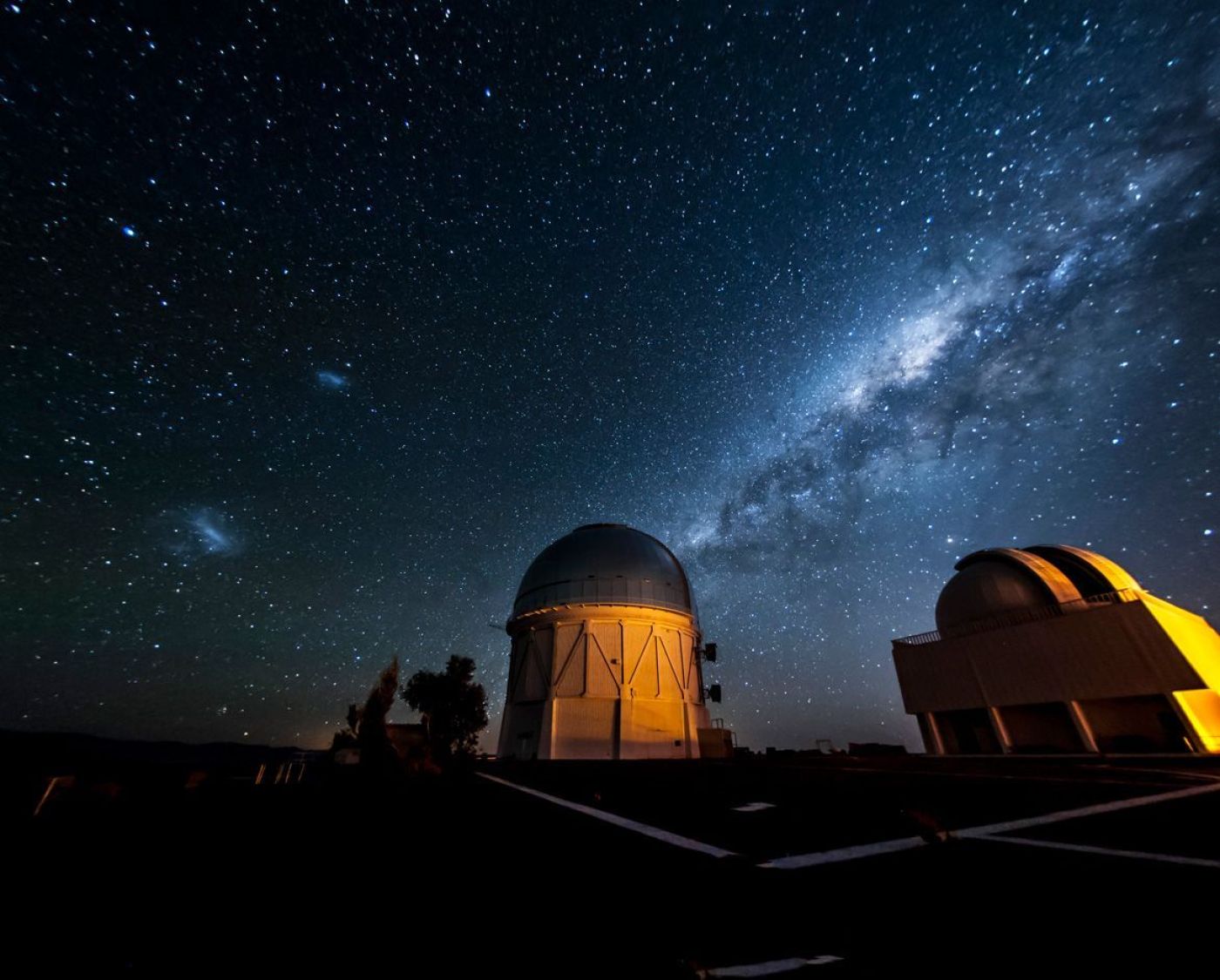 Blanco Telescope Dome and Milky Way. Credits: Reidar Hahn, Fermilab.